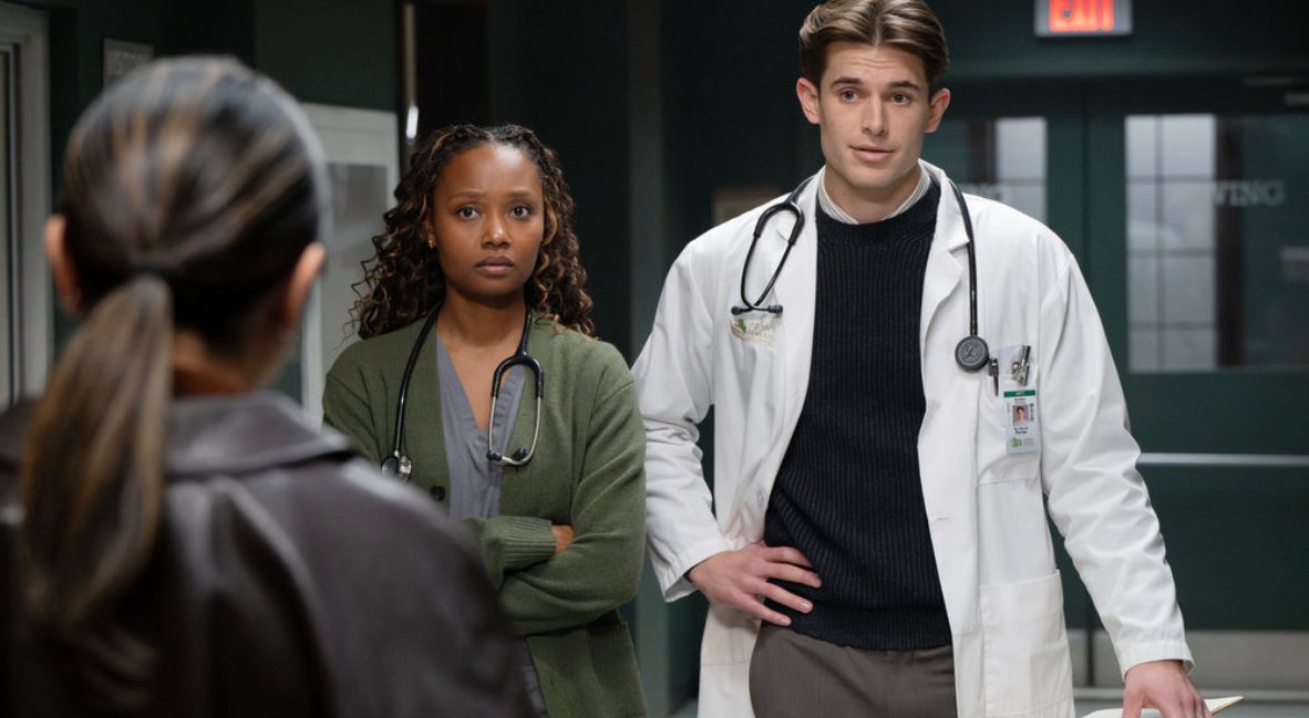 Ericka and Charlie in Brilliant Minds Season 2 Episode 16
