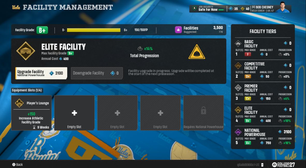 College Football 27 Dynasty Mode screenshot from EA Sports