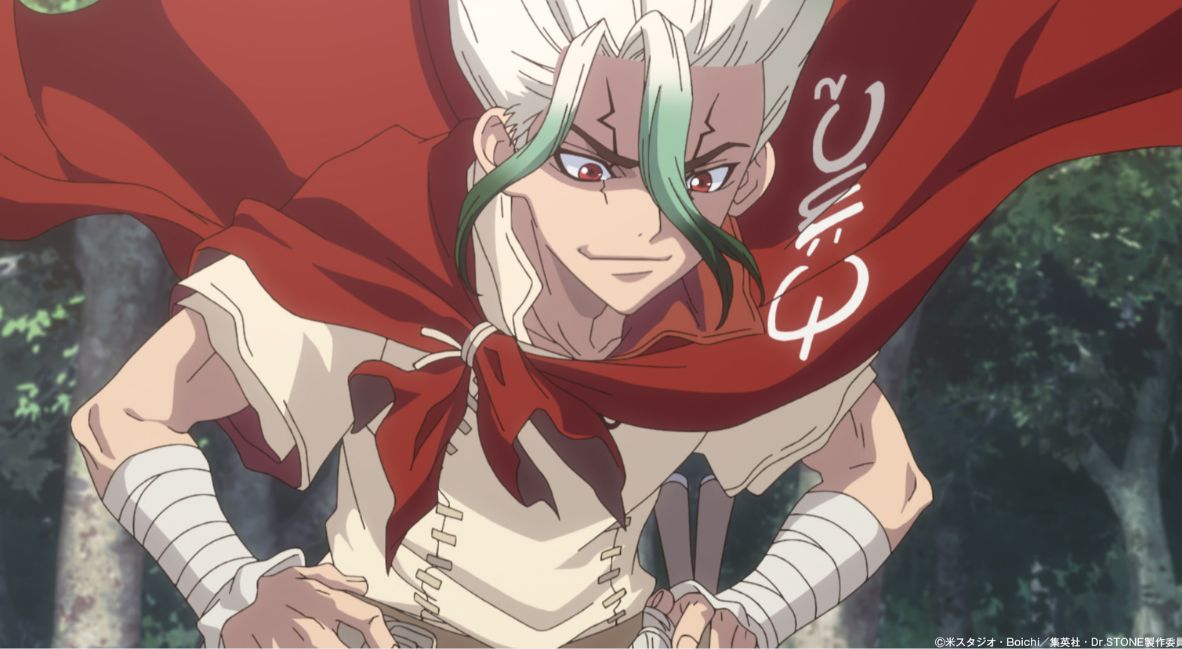 ‘Dr. STONE’ English Dub Actors Aaron Dismuke And Brandon McInnis On The Series' Unlikely Hope 3 Senku in Dr. STONE Science Future