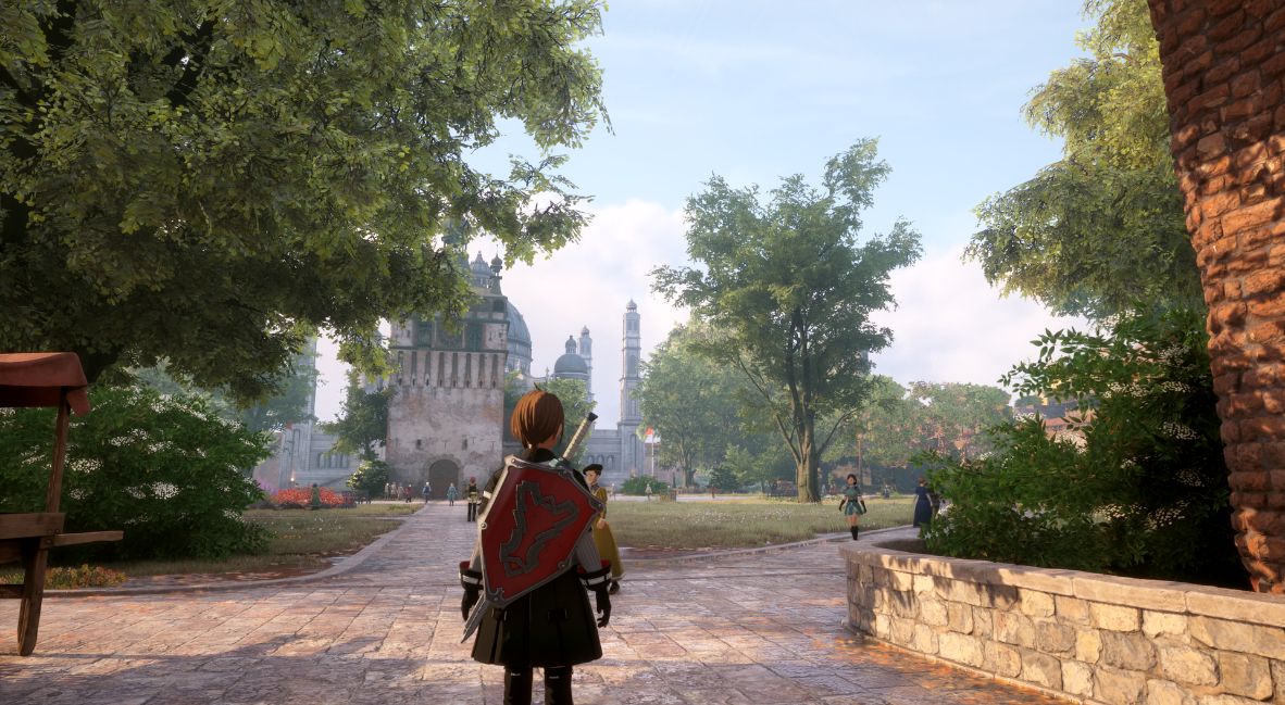 The Town of Beginnings in Echoes of Aincrad