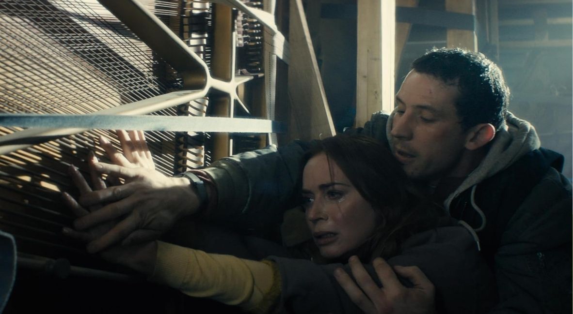 Emily Blunt and Josh O'Connor in Disclosure Day
