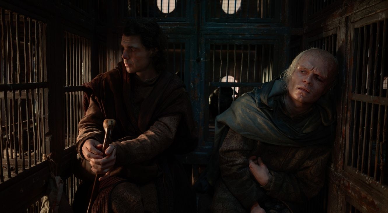 Matthew Needham and Tom Glynn-Carney in House of the Dragon Season 3 Episode 1