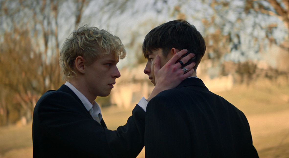 Stacy Clausen and Joe Bird as Ryan and Naim