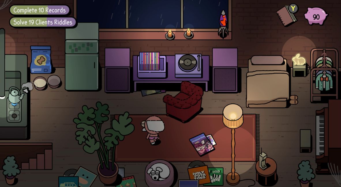 A scene from Mr. Records