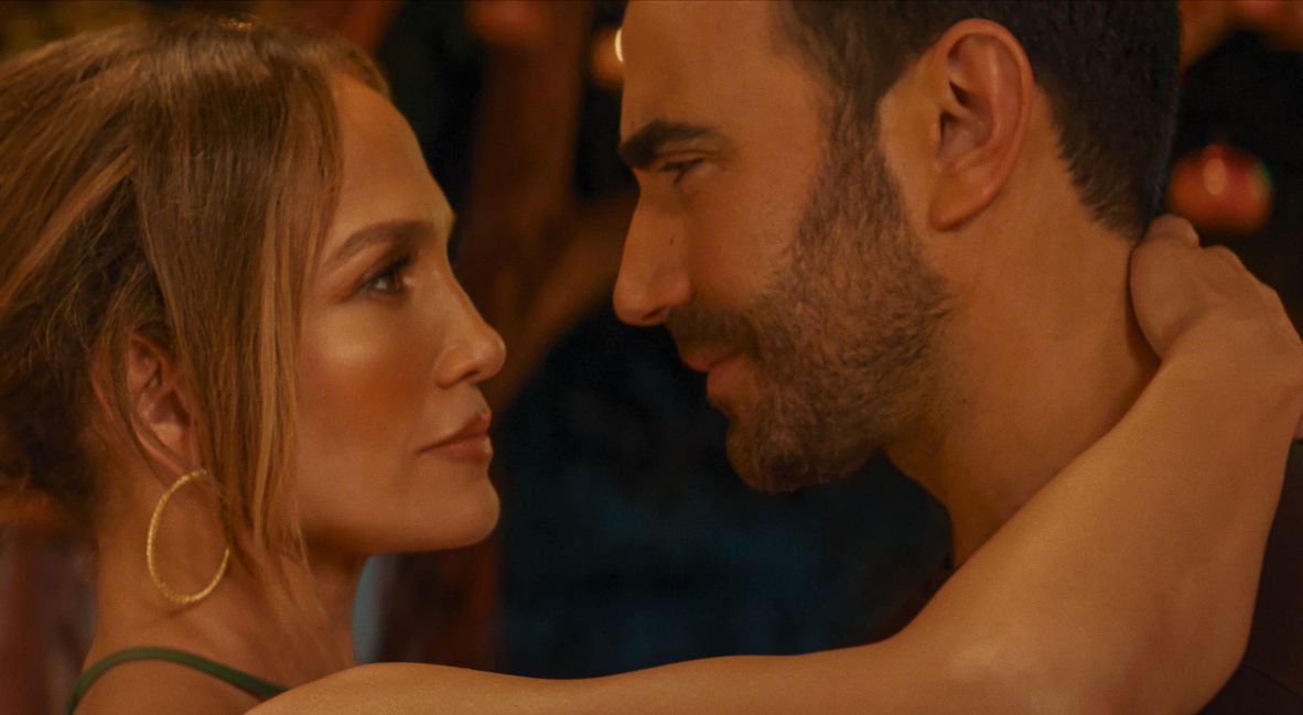 Jackie and Daniel dance together