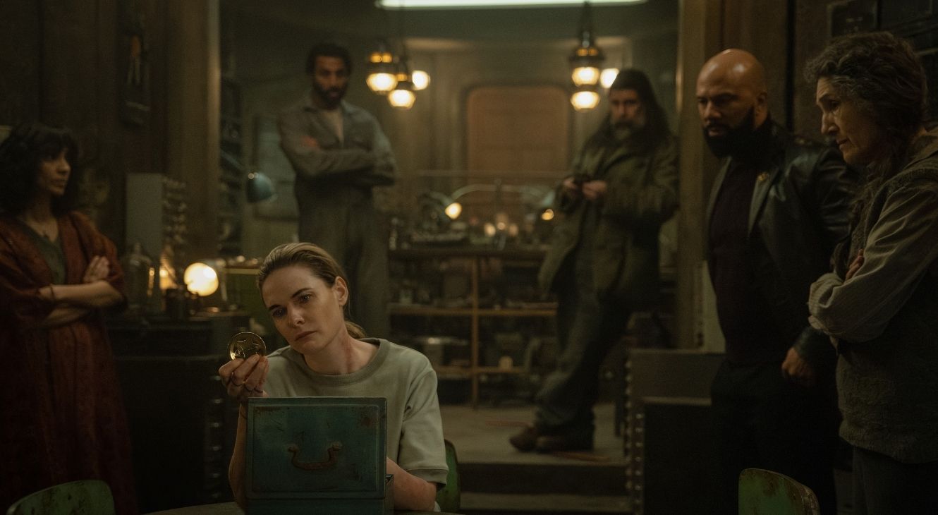Rebecca Ferguson, Ferguson, Avi Nash, Rick Gomez, Common and Harriet Walter in Silo Season 3