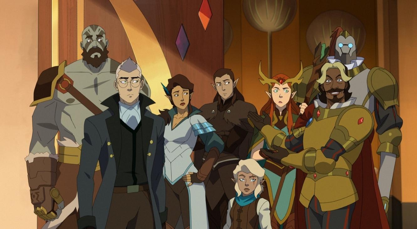 Grog, Percy, Vex, Vax, Pike, Keyleth, Teroyn in The Legend of Vox Machina Season 4