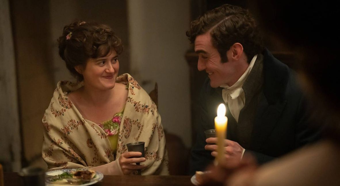 Mary and Tom share a moment