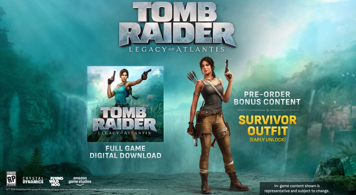 Tomb Raider Legacy of Atlantis Pre-Order Bonuses