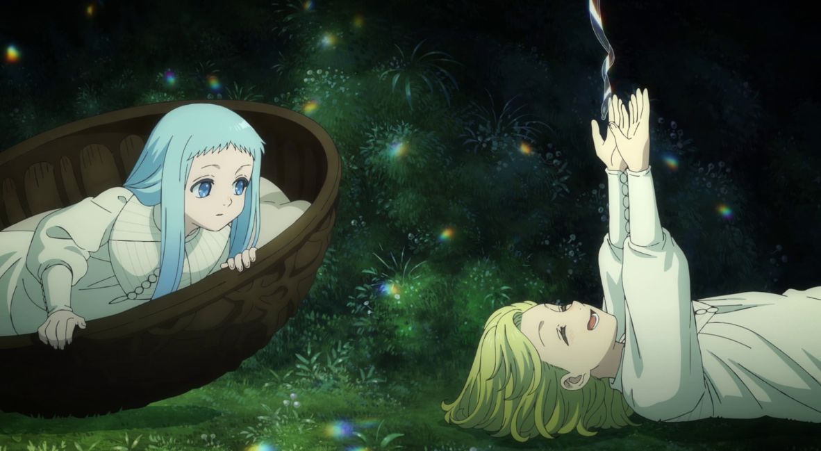 REVIEW: 'Witch Hat Atelier' Episode 11 - "The Test in Serpentback Cave" 1 Richeh shows Coco one of her spells