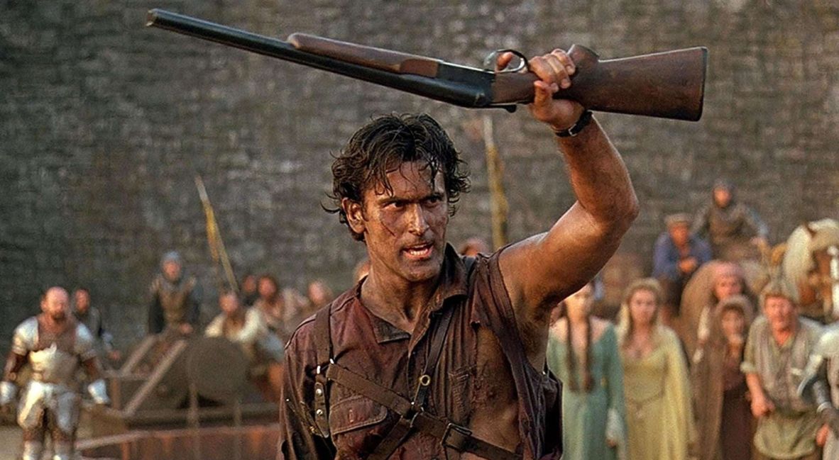 A still from Army of Darkness