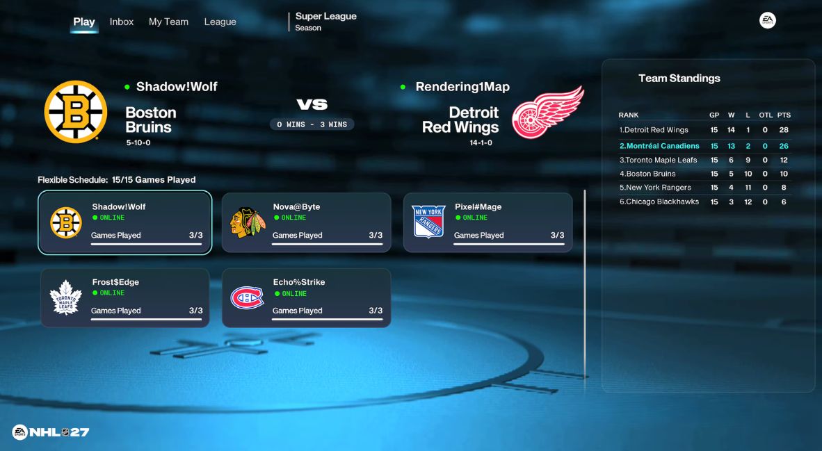 EA Sports NHL 27 preview still
