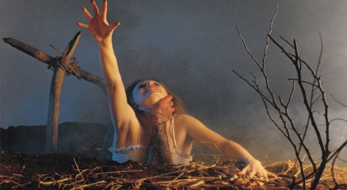 An image from The Evil Dead (1981)