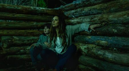 REVIEW: ‘FROM’ Season 4 Fails To Answer Lingering Questions Simon Webster as Ethan Matthews, Catalina Sandino Moreno as Tabitha Matthews in FROM Season 4