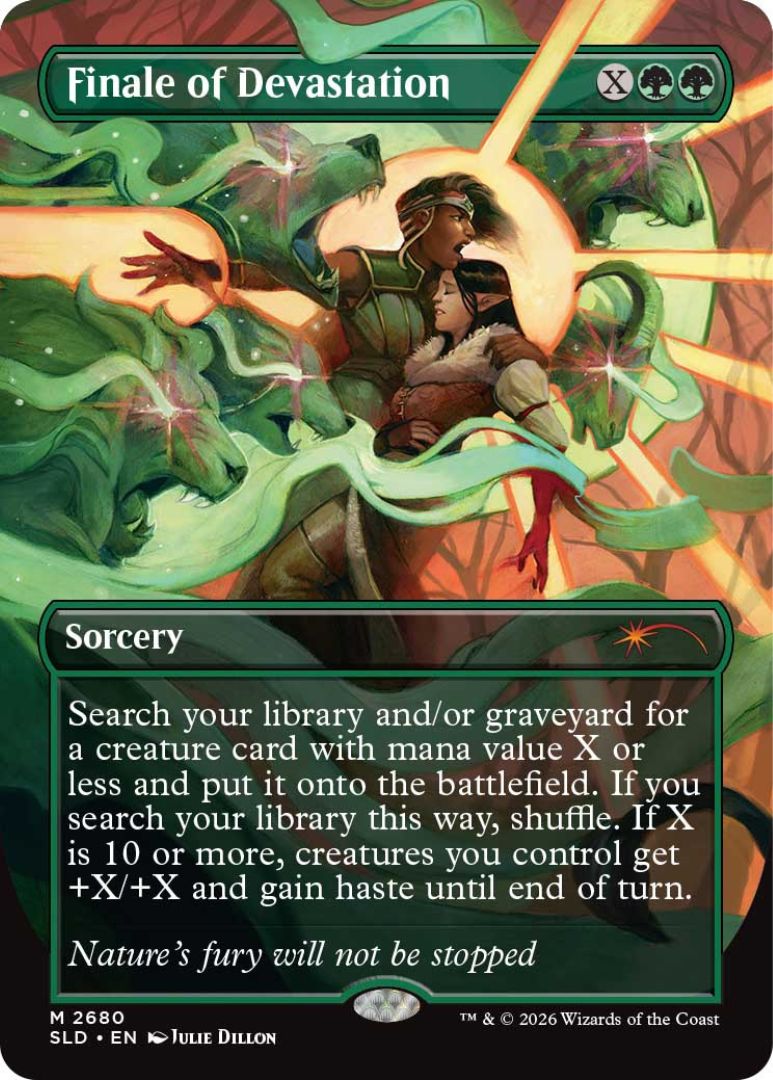 The Secret Lair x Global Fund for Women: Their Magic is Limitless drop - Finale of Devastation