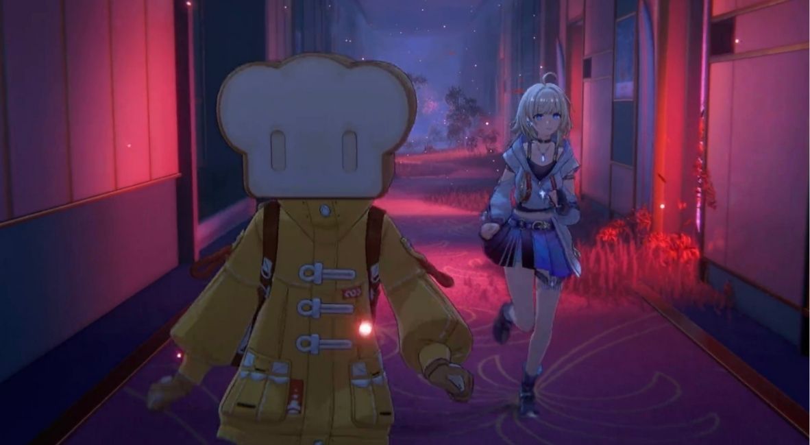 Honkai: Nexus Anima Fleeing From Danger