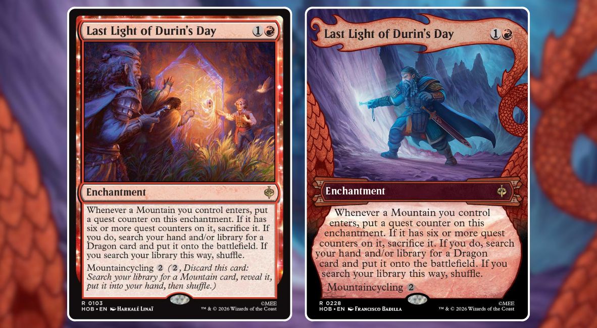 Last Light of Durin - Magic The Gathering Hobbit Set Preview