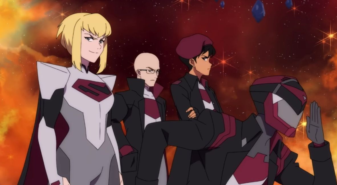 The alternate universe versions of Kara, Lex, Lois, and Jimmy