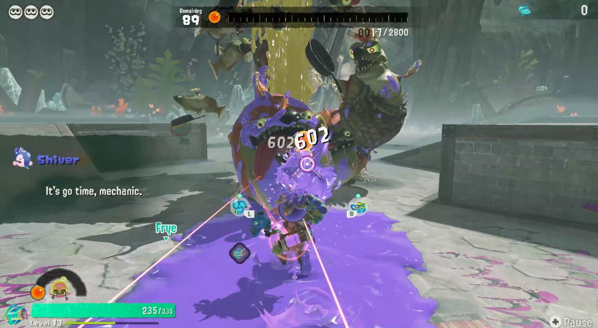 Splatoon Raiders gameplay screenshot