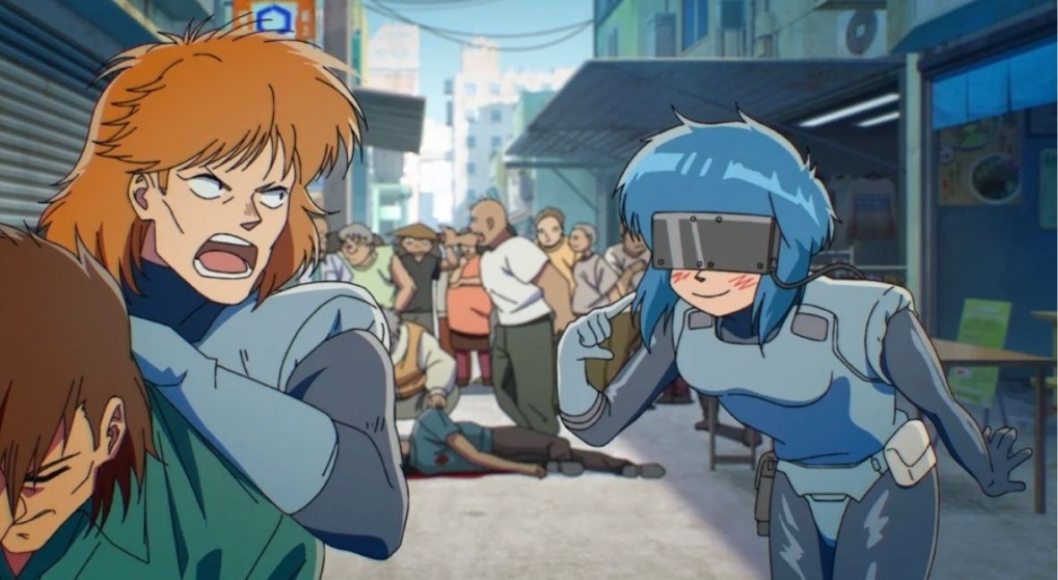 The Ghost In The Shell Episode&nbsp;3 Cyber Togusa and Kusanagi