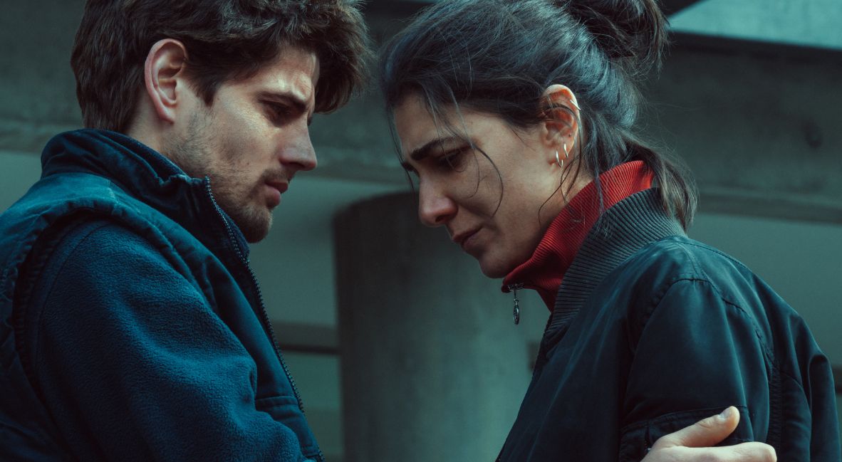 A scene from the Netflix film The Truthers
