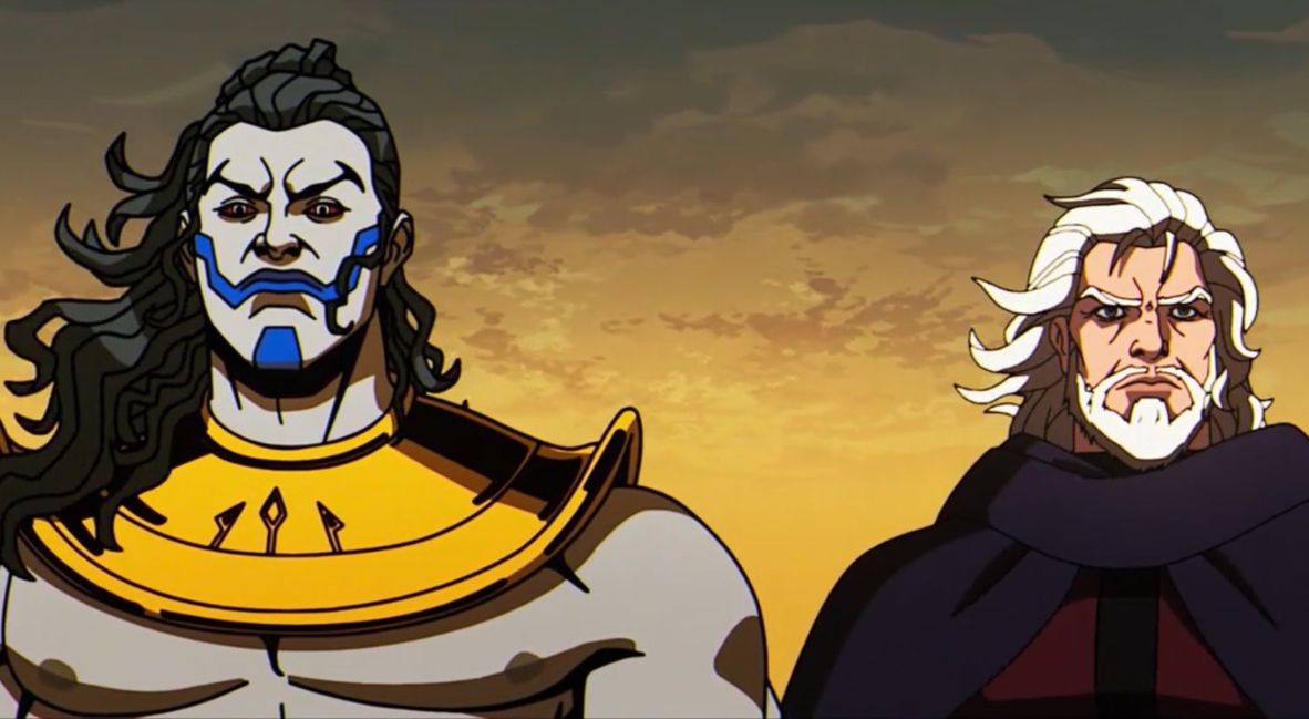 En Sabah Nur standing next to Magneto