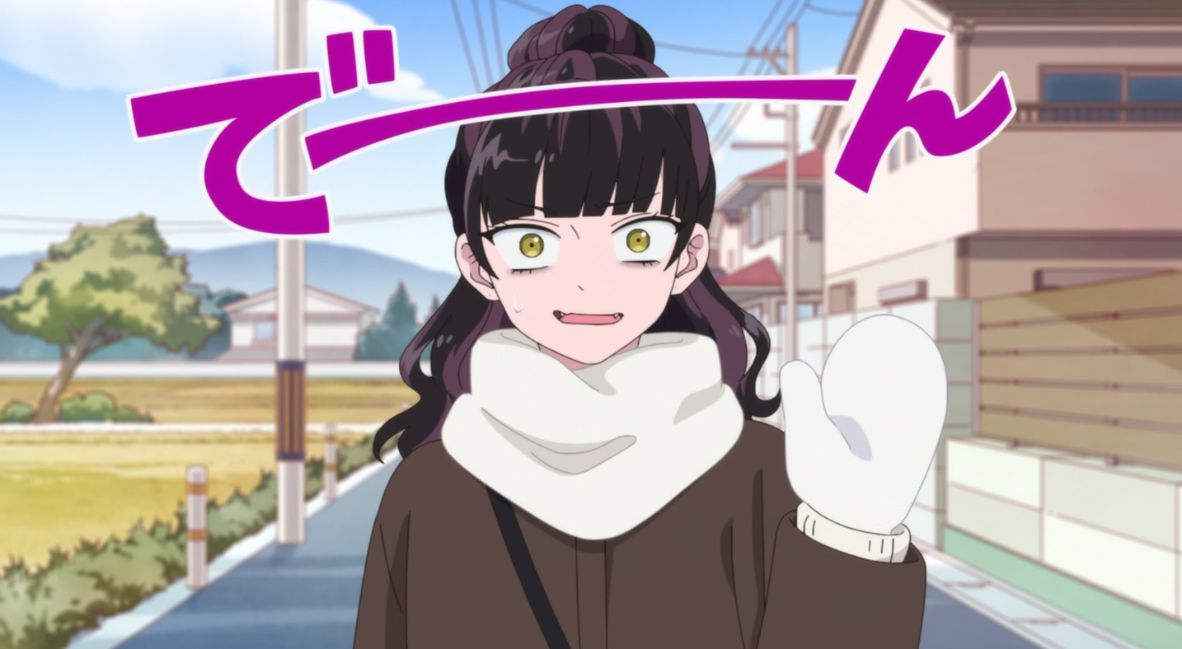 Suzuki with dyed black hair waves 