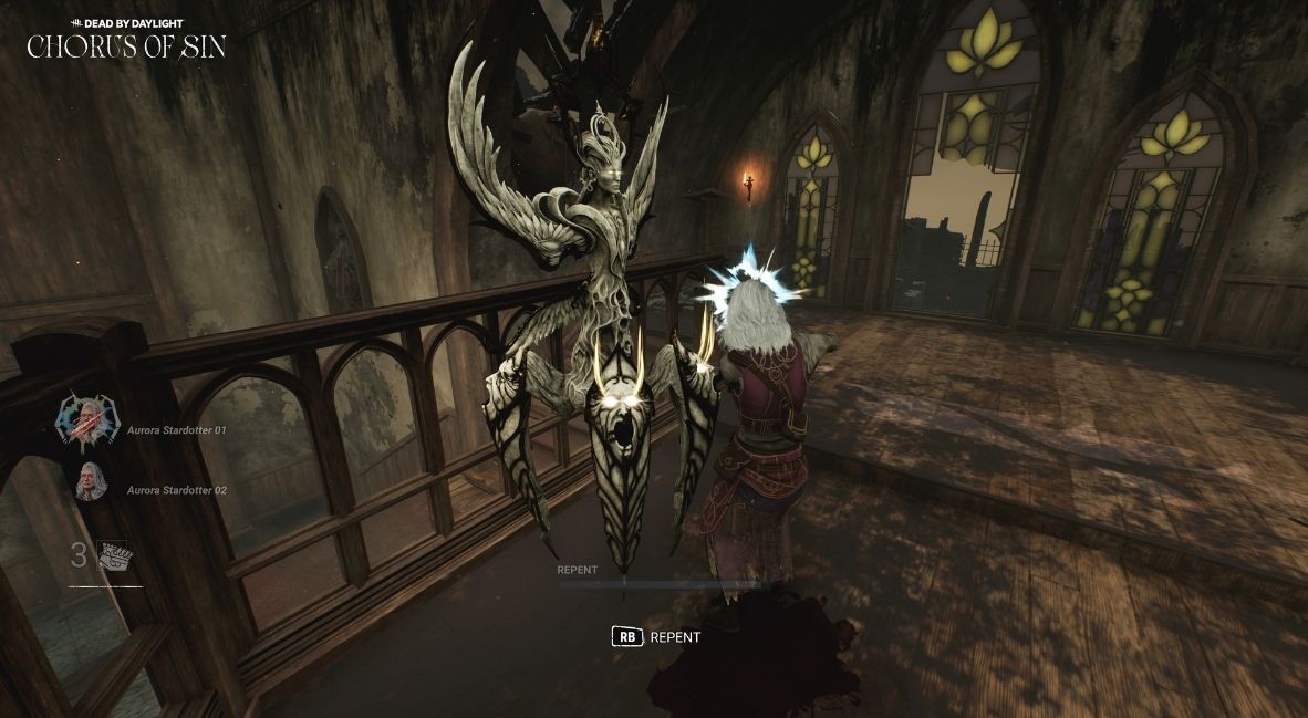 The Judgement and Aurora Stardotter in Dead by Daylight: Chorus of Sin