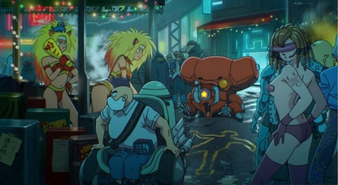Fuchikoma in The Ghost In The Shell Episode 5