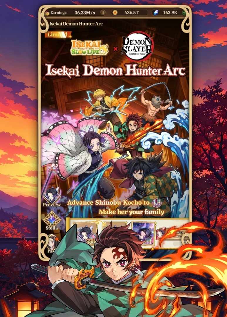 Isekai Slow Life Demon Slayer But Why Tho