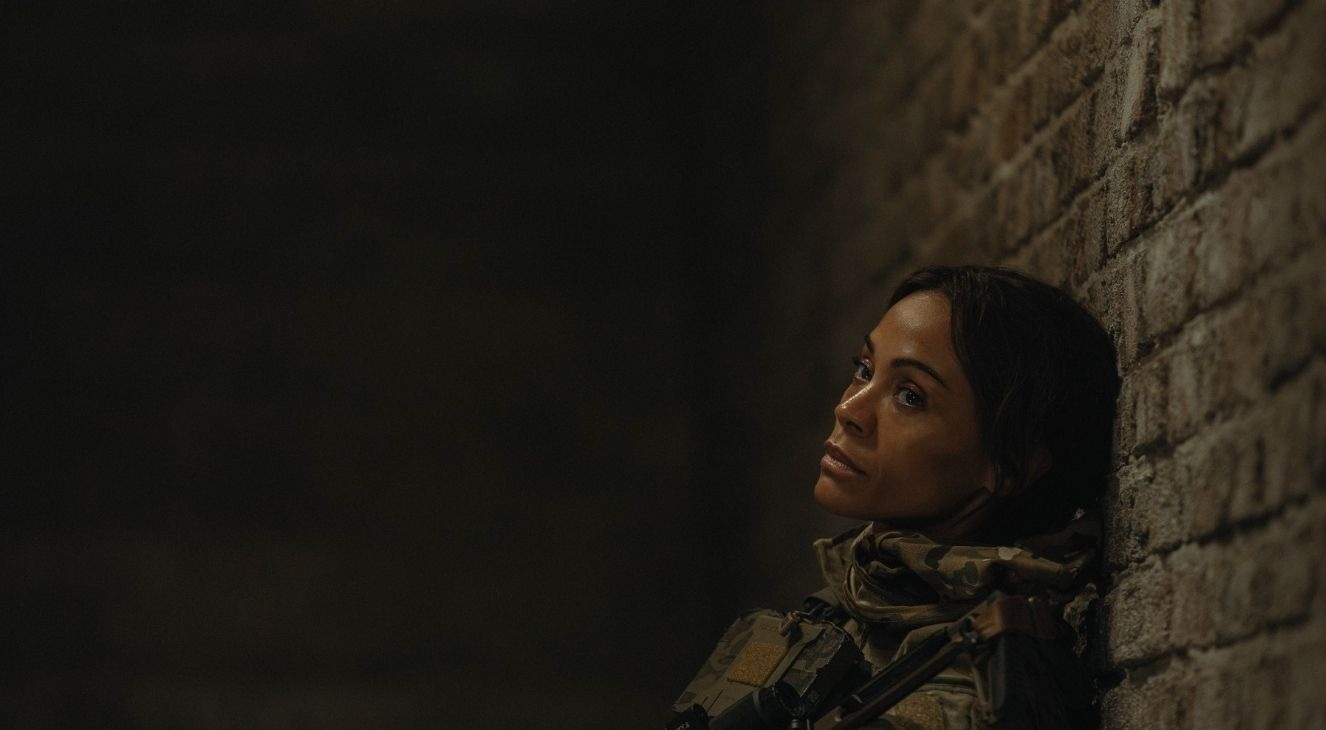 Zoe Saldaña in Lioness Season 3 Episode 1