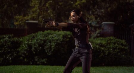Zoe Saldaña in Lioness Season 3 Episode 1