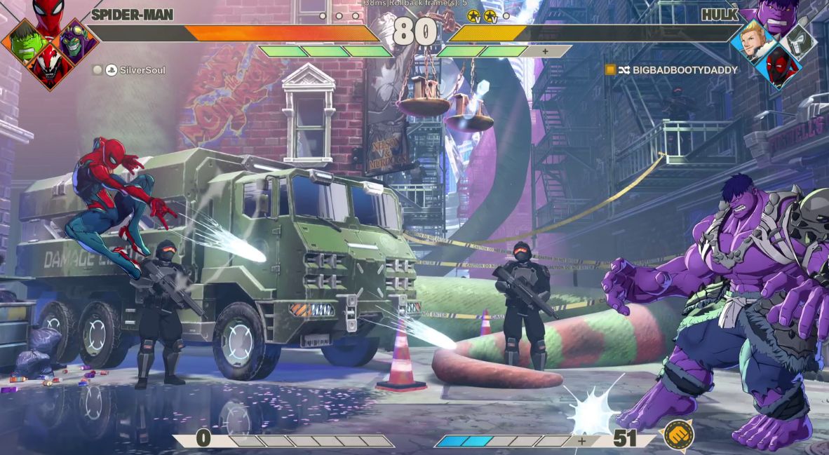 Marvel Tokon Fighting Souls gameplay