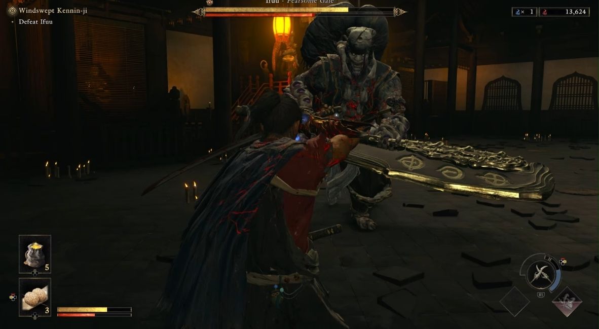 A combat scene