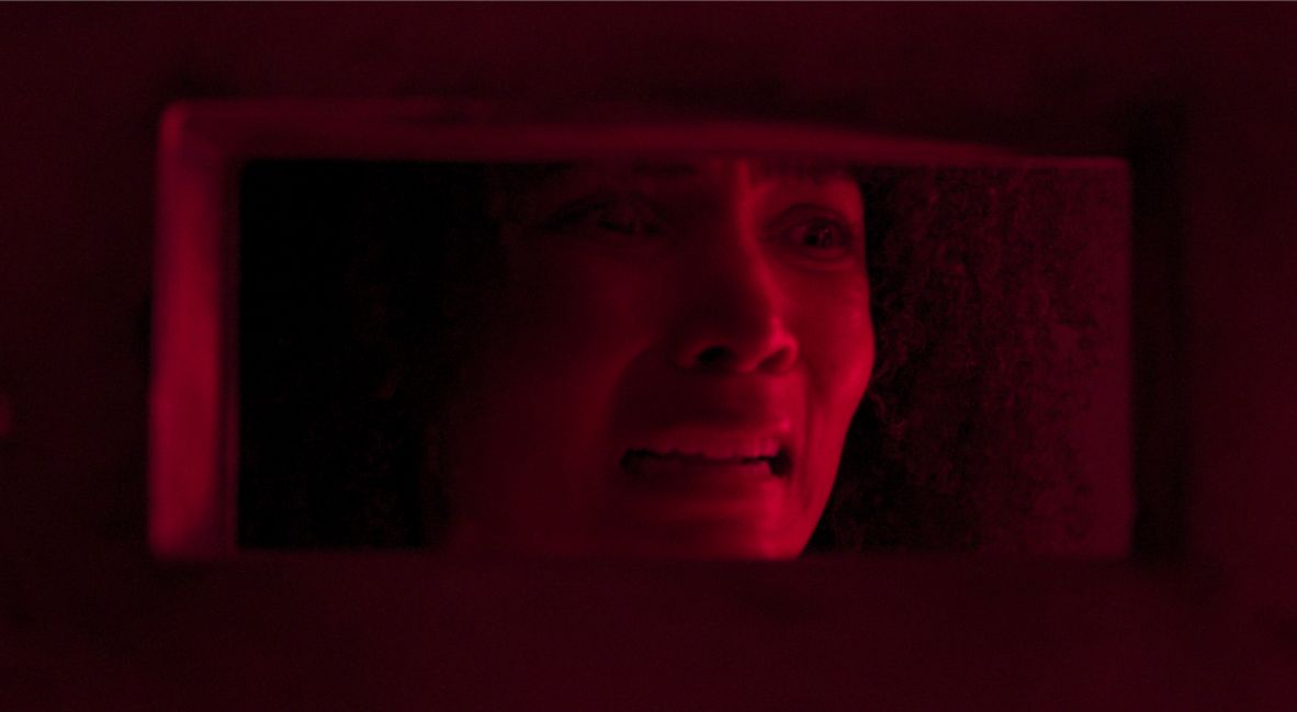 REVIEW: 'Parasomnia (2026)' Delivers A Diverse Cast And Great Practical Effects 1 Riley looking upset in Parasomnia (2026)