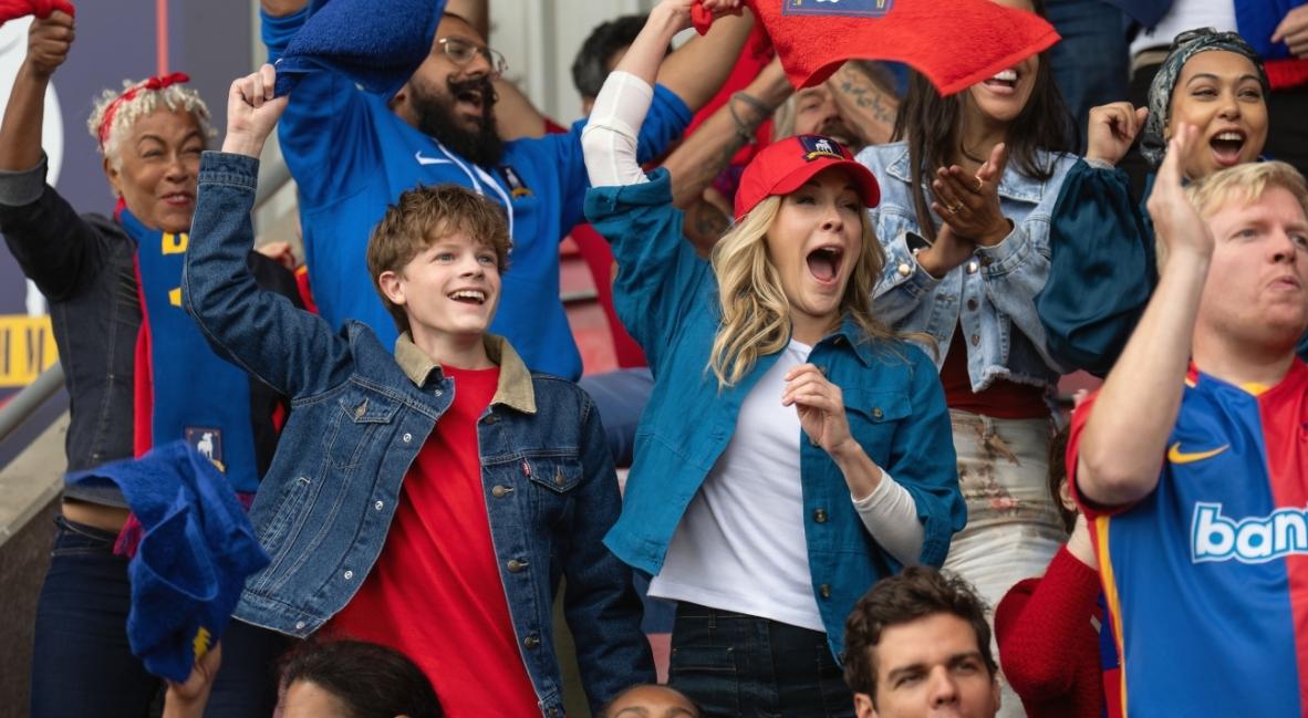Grant Feely and Andrea Anders in Ted Lasso Season 4 Episode 3