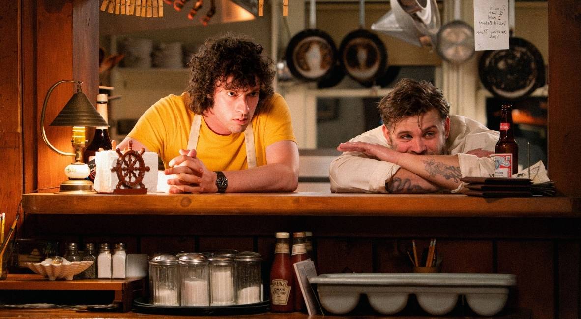 Dominic Sessa and Leo Woodall in Tony (2026)