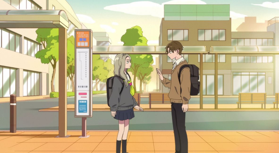 Azuma and Taira say goodbye