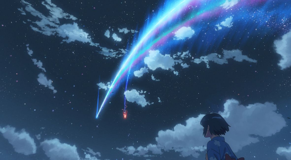 'Your Name' Continues to Mesmerize And Charm, 10 Years Later 4 The meteor in Your Name (2016)