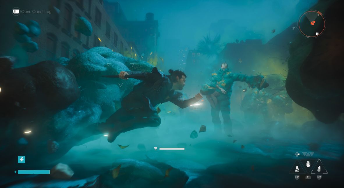Dylan fights against the Hiss in Control Resonant