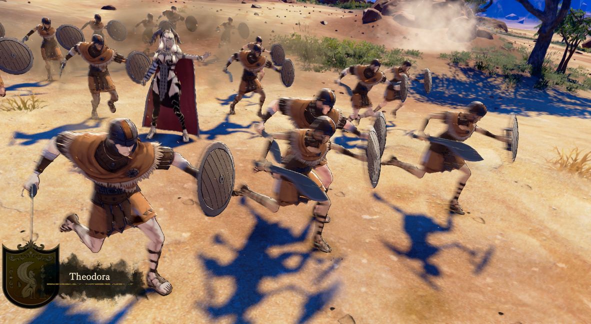 Theodora's gameplay in Fire Emblem: Fortune's Weave 
