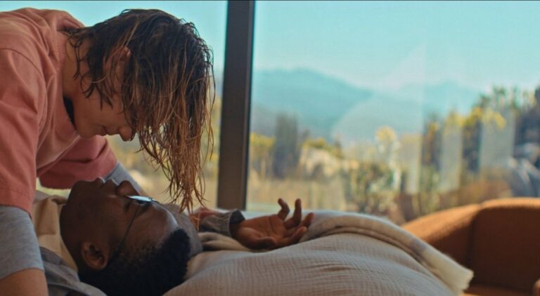 Lawrence Maleka and Kristen Raath in Jenna Cato Bass 's Future Tense