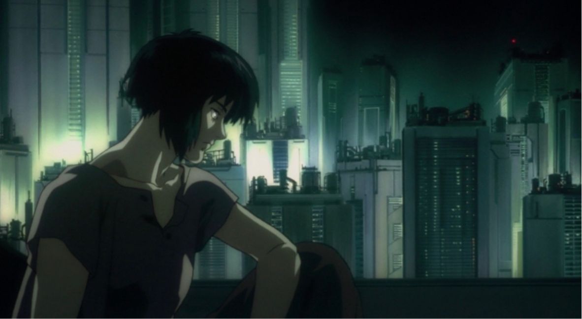 Kusanagi in Ghost in the Shell