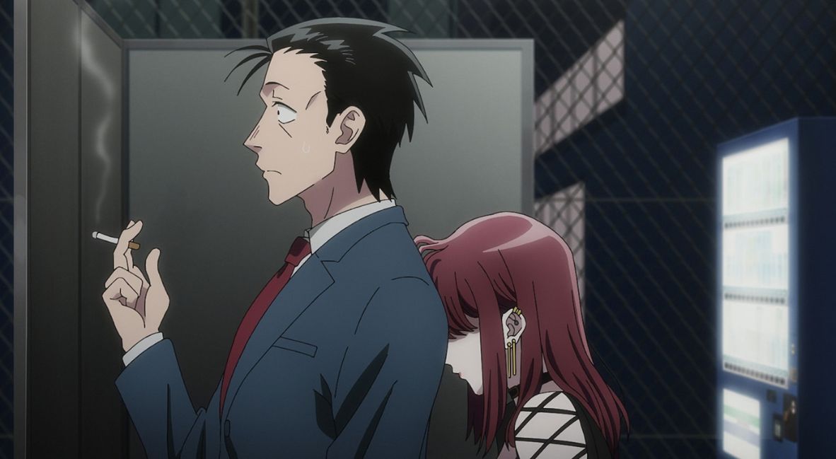 Yamada leans against Sasaki