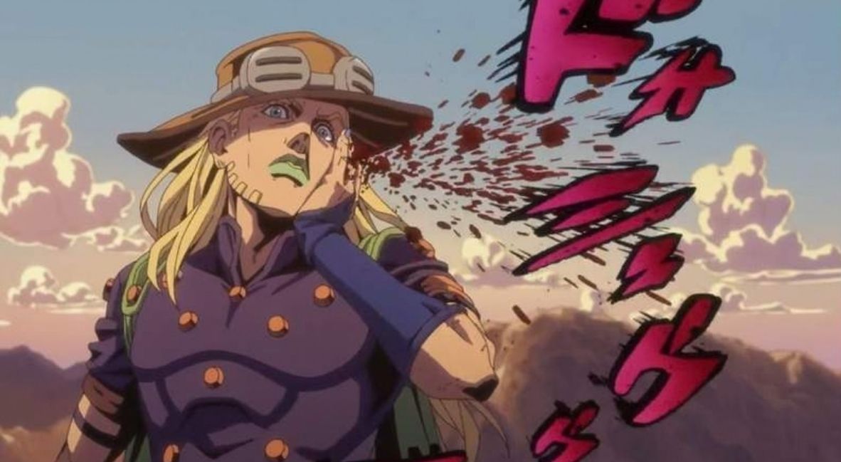 Gyro in Steel Ball Run Episode 2