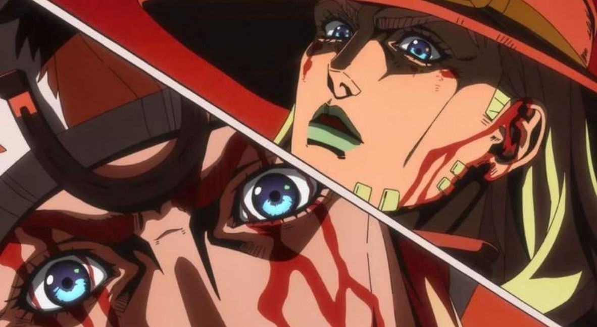 Gyro and Johnny  in Steel Ball Run Episode 2