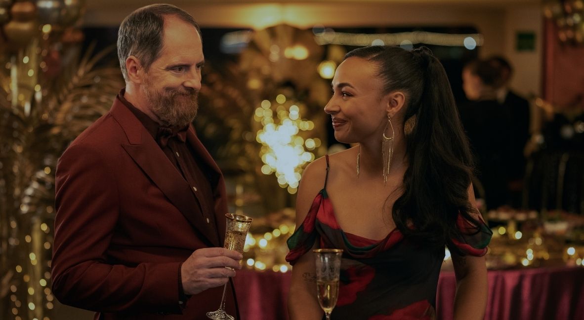 Brendan Hunt and Abbie Hern in Ted Lasso Season 4 Episode 6
