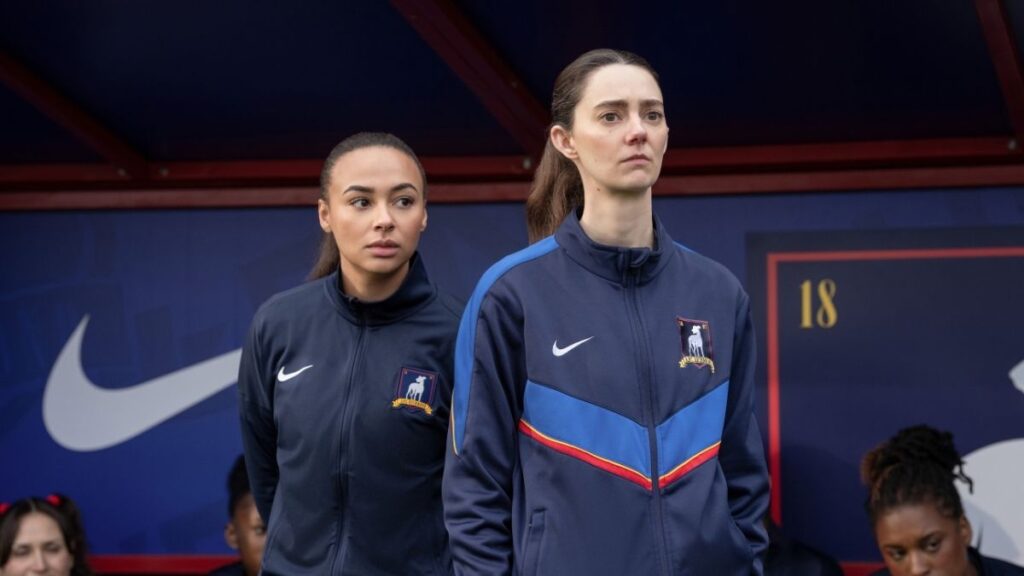 Abbie Hern and Tanya Reynolds in Ted Lasso Season 4 Episode 9