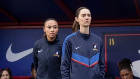 Abbie Hern and Tanya Reynolds in Ted Lasso Season 4 Episode 9