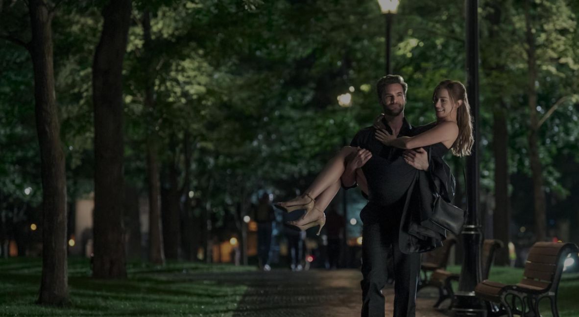 Lili Reinhart and Nicholas Duvernay in Love Hypothesis (2026)